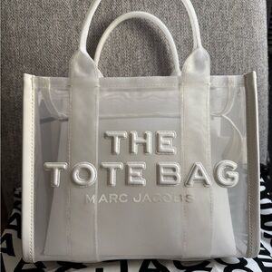 Marc Jacobs White Mesh Tote